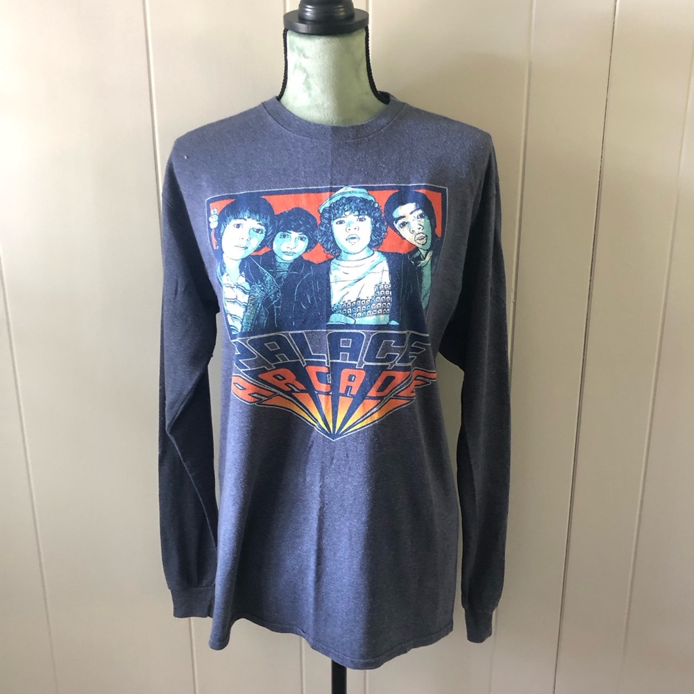 Stranger things palace arcade long sleeve shirt
